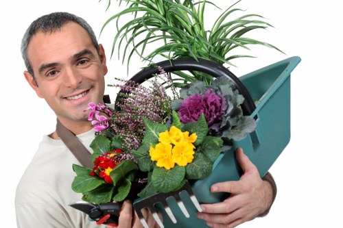 Low-carbon van supporting sustainable garden services