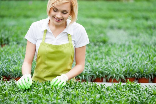 Reusable garden items prepared for charitable donation